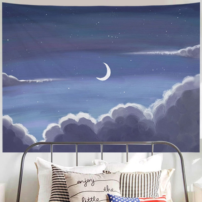 Stunning Oil Painting Scenery Tapestry - Lia's Room