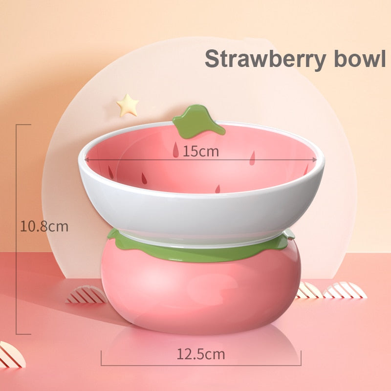 Fruit-Shaped Cat Bowl - Lia's Room