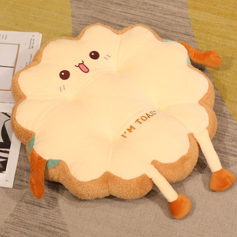 Limited Edition Snuggle Up with Soft Toast Plush Toy Stuffed Cushion for Comfort - Lia's Room