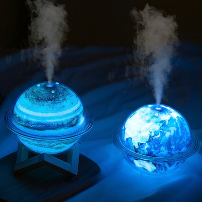 Planet & Galaxy Bedroom Cool Mist Humidifier: Aromatherapy & LED Light in One - Lia's Room