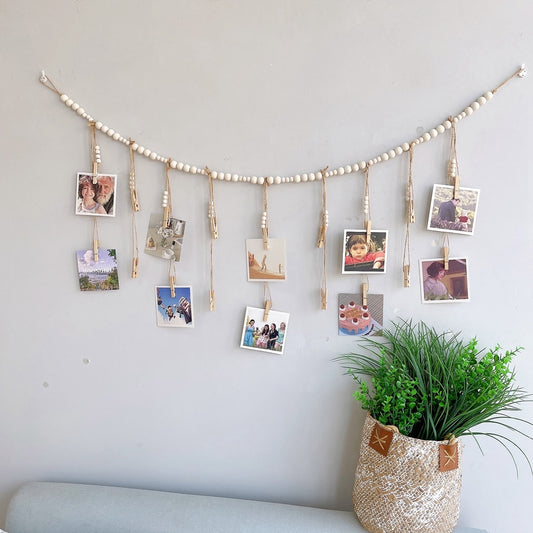 Boho Wall Photo Display - Lia's Room