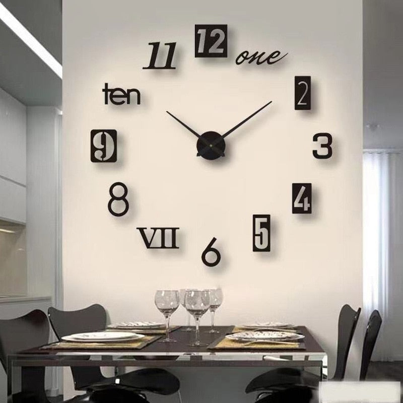 WaveWall Digital Wall Clock - Lia's Room