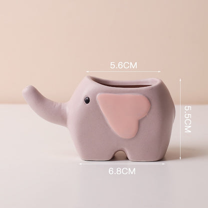 Flower Mini Elephant Pot and Dinosaur Plant Pot - Lia's Room