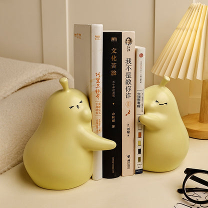 Hugging Pear Bookends - Lia's Room