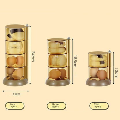 360 Multi-layer Rotating Cosmetic Storage Box - Lia's Room