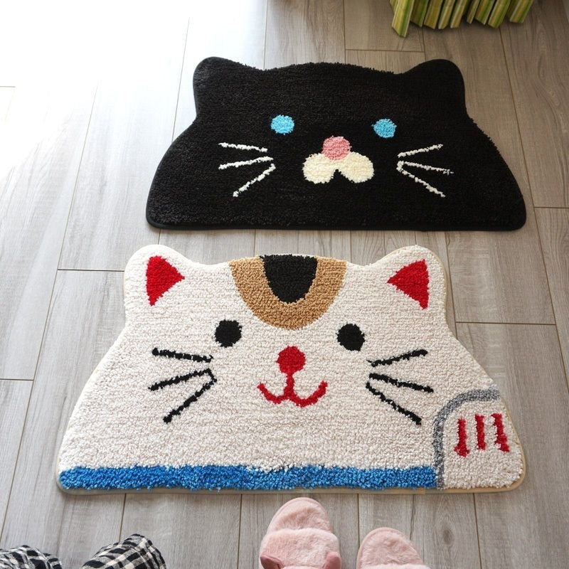 Cat Cartoon Rug - Lia's Room