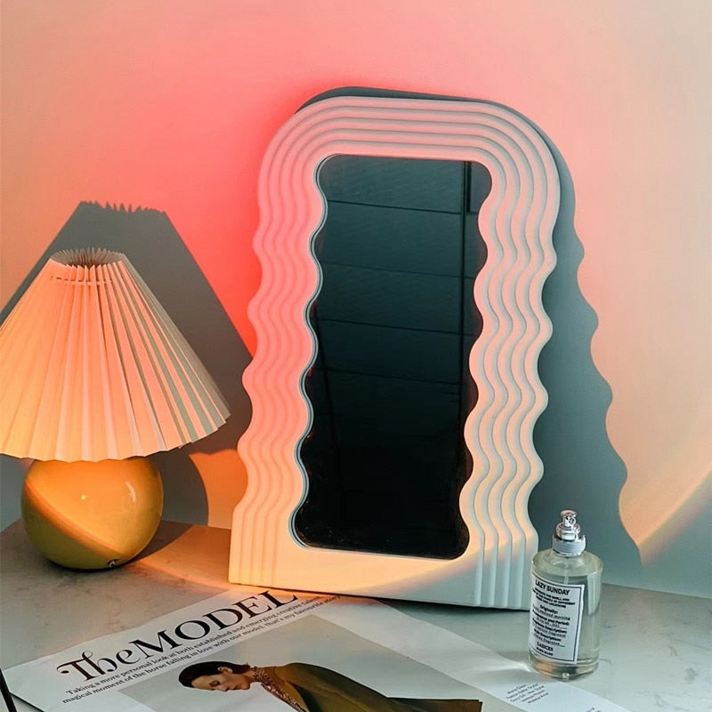 Modern Chic Wavy Mirror - Lia's Room