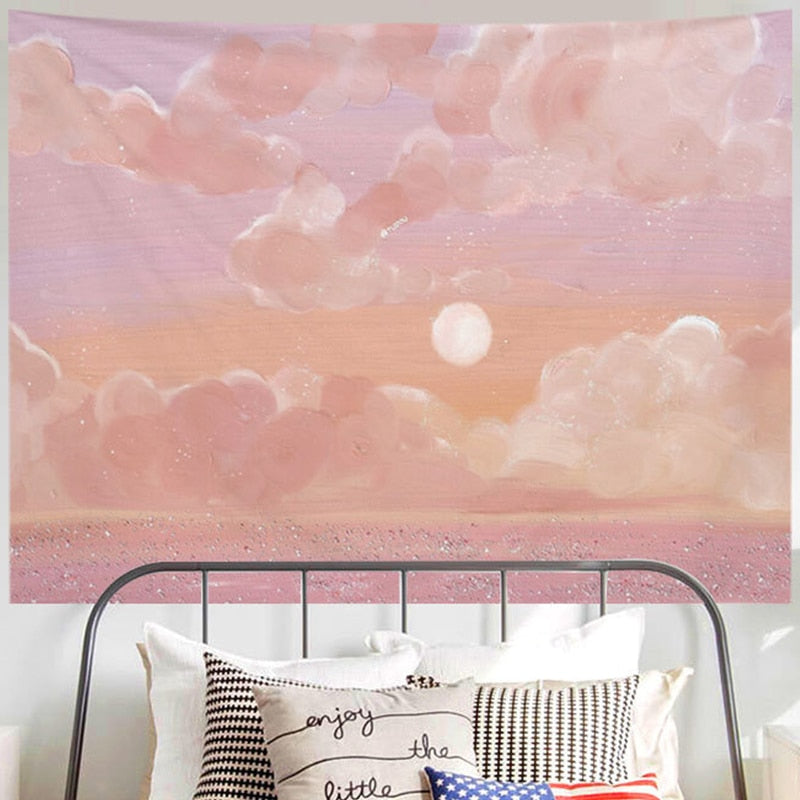 Stunning Oil Painting Scenery Tapestry - Lia's Room