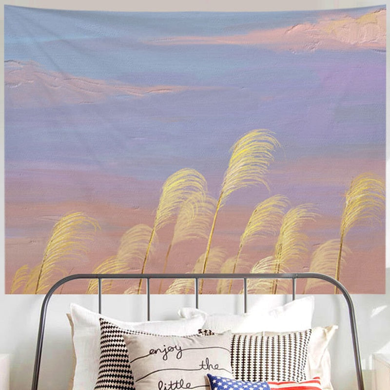 Stunning Oil Painting Scenery Tapestry - Lia's Room