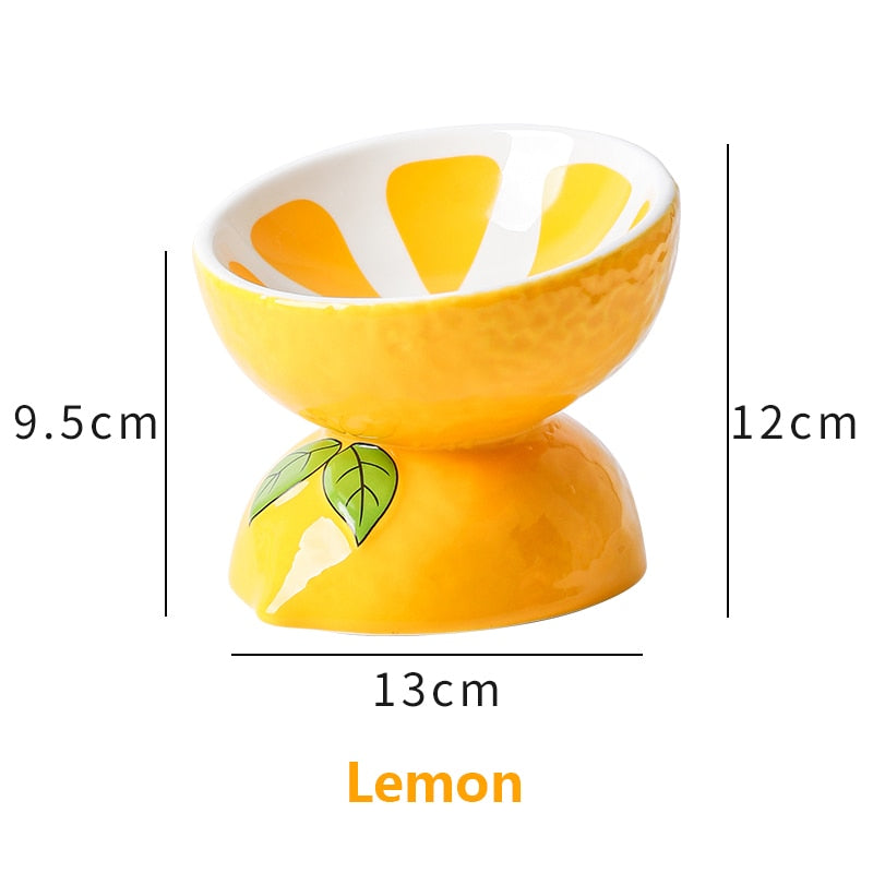 Fruit-Shaped Cat Bowl - Lia's Room