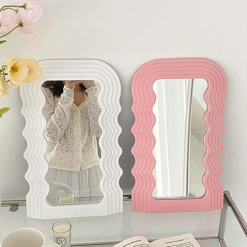 Modern Chic Wavy Mirror - Lia's Room