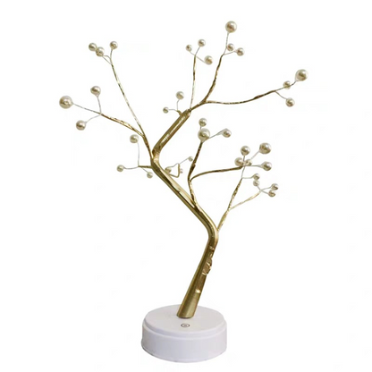 Fresh Nordic Style Tree Branch Light with Warm Yellow Bulbs - Lia's Room