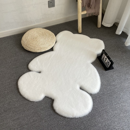 Cuddly Bear Shaped Rug Decorative Room Rug Floor Mat Bedroom - Lia's Room