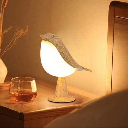 3 Colors Warm Wooden Bird Light - Lia's Room Beige