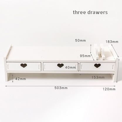 SweetKawaii Organization: Desk Organizer and Monitor Stand Combo - Lia's Room