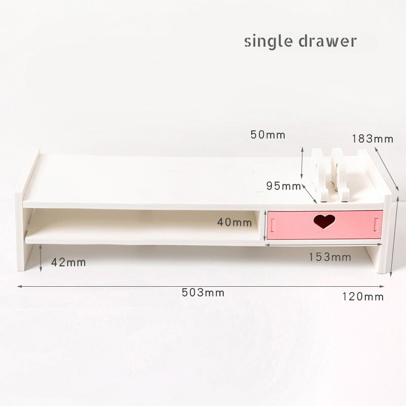 SweetKawaii Organization: Desk Organizer and Monitor Stand Combo - Lia's Room